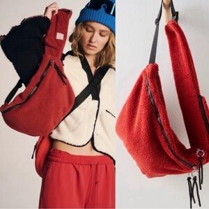 Free People Movement overachiever Sherpa sling bag